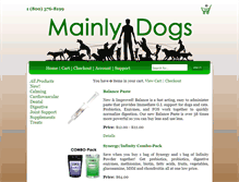 Tablet Screenshot of mainlydogs.com